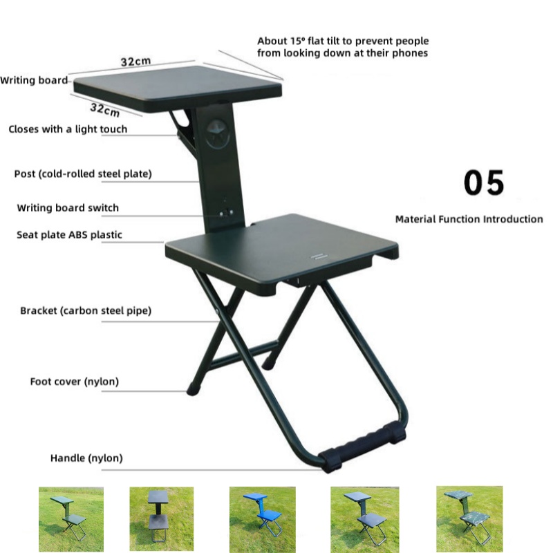 Portable Outdoor Folding Writi - Outdoor Furniture Green 评论和价格