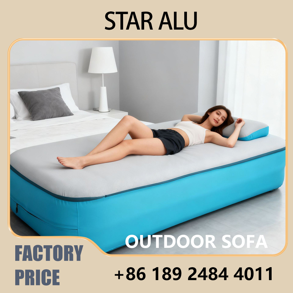 Inflatable Camping Mattress wi - Outdoor Furniture Pillows 评论和价格