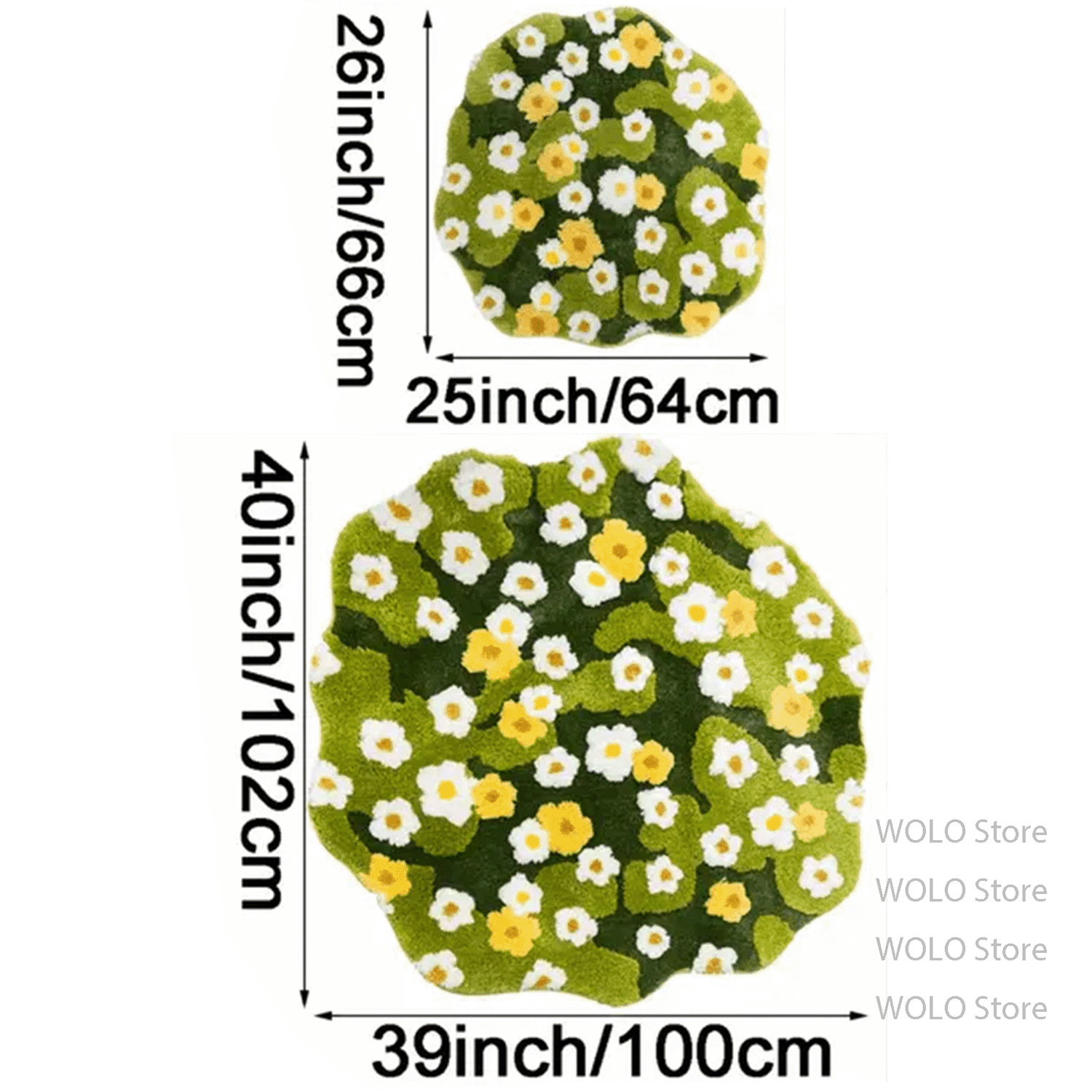 Yellow Green Color Floral Fluf - Outdoor Furniture Green 评论和价格