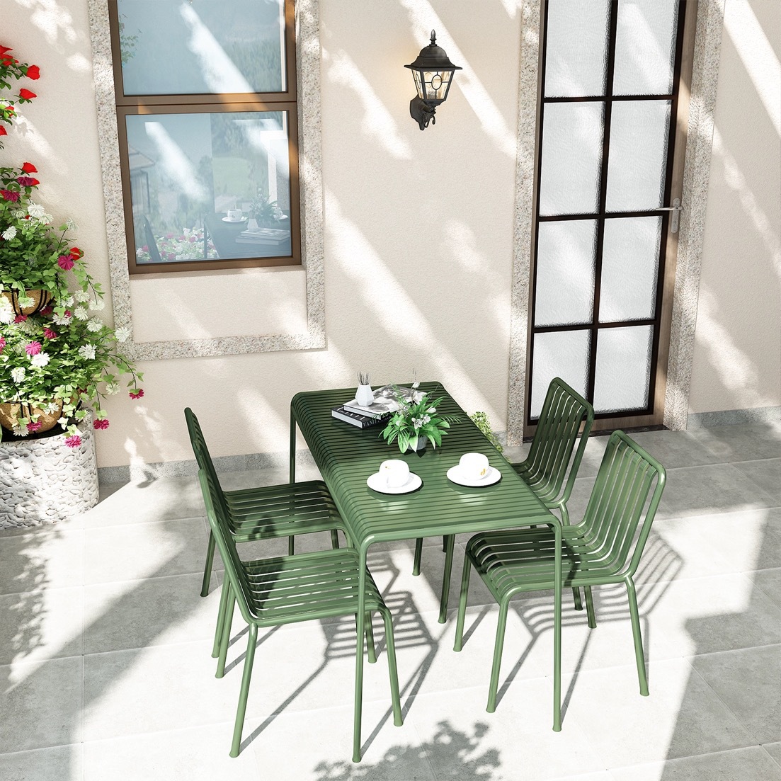 Outdoor Modern Leisure,outdoor - Outdoor Furniture Green 评论和价格