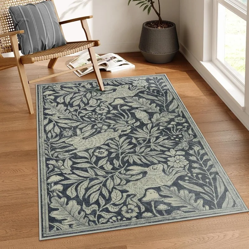 Living Room Carpet Soft Washab - Outdoor Furniture Green 评论和价格
