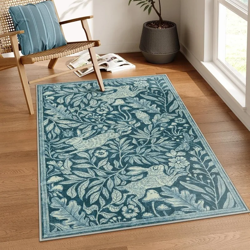 Living Room Carpet Soft Washab - Outdoor Furniture Green 评论和价格