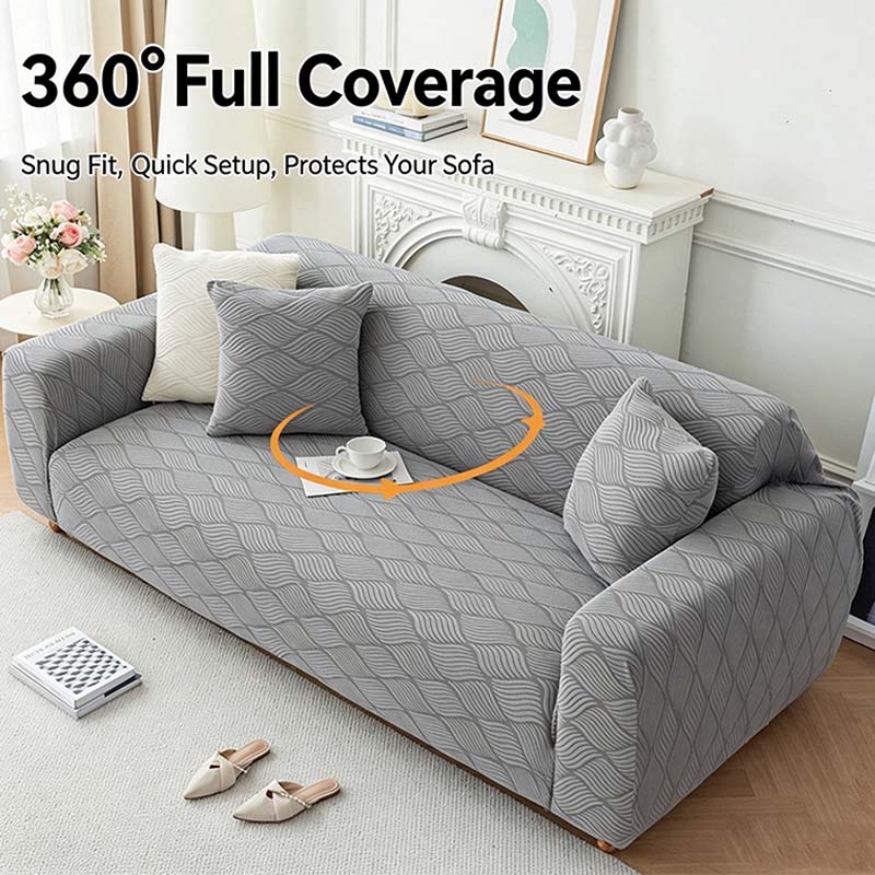 1PC Jacquard Sofa Cover Full W - Outdoor Furniture Xl 评论和价格