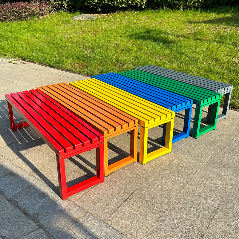 Internet celebrity White bench - Outdoor Furniture Green 评论和价格